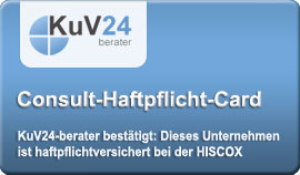 KuV24-berater - Berater-Haftpflicht-Card - Click here to validate this insurance.